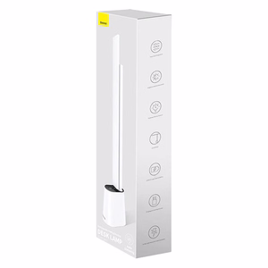"Baseus Smart Eye" įkraunama sulankstoma stalinė LED lempa skaitymui (Smart Light), balta (DGZG-02)