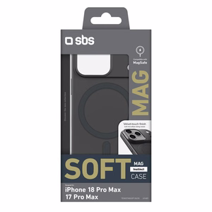 SBS Instinct Mag dėklas iPhone 18 Pro Max / 17 Pro Max suderinamas su MagSafe – juodas