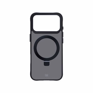 3mk Smoke magnetinis dėklas su stovu iPhone 17 Pro Max telefonui - juodas