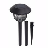 Forever Light Solar LED Lempa Steel Post SUNARI FLS-30 juodas