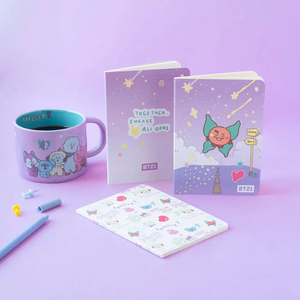 BT21 SHOOKY A6 užrašų knygelių rinkinys, 3 vnt.
