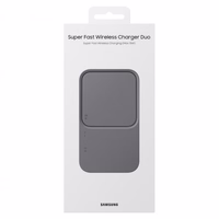 Bevielis įkroviklis Samsung "Duo" EP-P5400TWEGEU baltas 15W (su įkrovikliu ir laidu komplekte) / 100% Genuine /