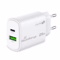 Maitinimo adapteris USB/USB-C 25W MediaRange