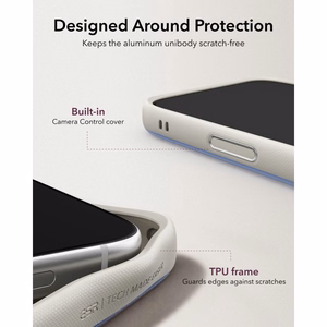 ESR Atelier dėklas, skirtas iPhone 18 Pro / 17 Pro, su stovu, suderinamas su MagSafe – pilkas