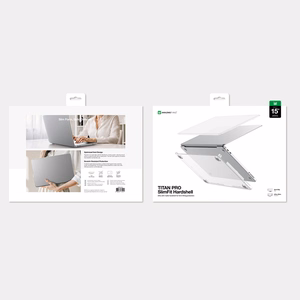 AmazingThing Titan kieto korpuso dėklas, skirtas MacBook Air M5 15" – skaidrus