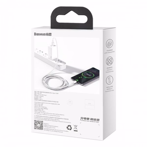 USB laidas Baseus Superior baltas Type-C 100cm (iki 66W / 6A)