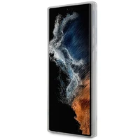 Karl Lagerfeld KLHCS23LHNCHTCT S23 Ultra S918 permatomas kietas dėklas Ikonik Choupette