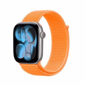 Crong Nylon sportinis Apple Watch dirželis, 38/40/41/42 mm, „Tropical Orange“