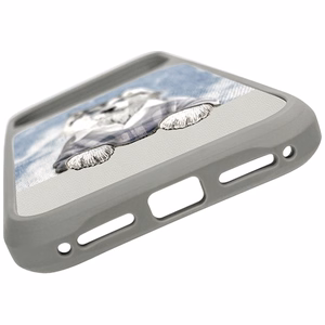 Nimmy Gentle Pets Series Dog MagSafe dėklas iPhone 17 Pro Max pilkas
