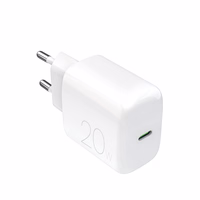 Puro PROLITE 20W USB-C sieninis įkroviklis - baltas