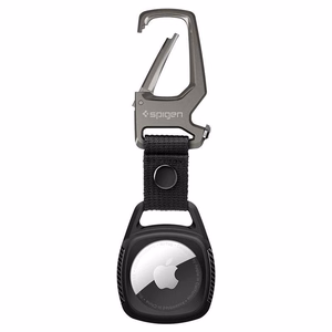 Spigen Rugged Armor dėklas skirtas Apple AirTag - matinis juodas
