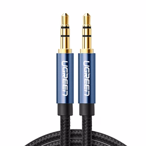 Ugreen AV112 AUX garso laidas tiesus minijack 3.5mm 1m - mėlynas