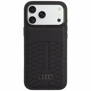 Audi odinis dėklas, skirtas iPhone 18 Pro Max / 17 Pro Max, suderinamas su MagSafe – juodas