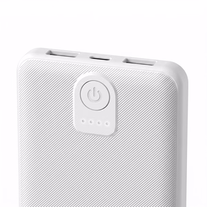 Wozinsky Wpower WPBBK-3 10000 mAh 10W išorinė baterija, 2x USB-A 2A, balta