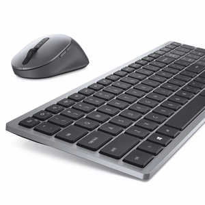 DELL KM7120W klaviatūra RF belaidė + Bluetooth QWERTY US International pilka, titano