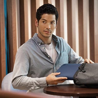 Uniq Cyprus dėklas 14" nešiojamam kompiuteriui - mėlynas