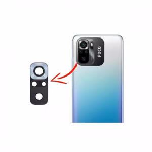 Galinės kameros stikliukas skirtas Xiaomi Poco M5s galinės kameros stikliukas