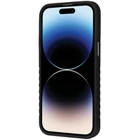 Audi sintetinės odos dėklas MagSafe iPhone 14 Pro - juodas