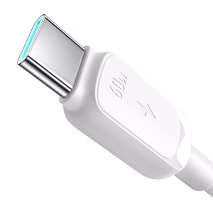 "Joyroom S-A14" USB-C kabelis - USB-C 60W 1,2 m - Baltas