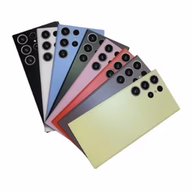 Galinis dangtelis suderinamas su Samsung S918 S23 Ultra / grafito / (su kameros lęšiu) OEM