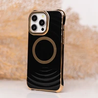 Circle Glam Magnetinis dėklas telefonui iPhone 14 Pro Max 6,7" juodas