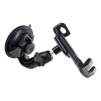 Automobilio laikiklis priekinio stiklo / prietaisų skydelio / galvos atramos (planšetėms 7" - 10") juodas