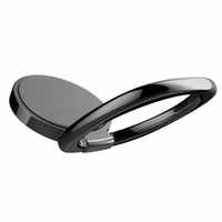 Baseus "Privity" juodas magnetinis žiedas / laikiklis