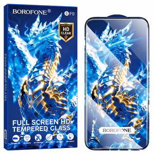 Borofone BF9 Armor grūdintas stiklas ekranui, HD, skirtas iPhone 17e/16e/14/13/13 Pro, 10 vnt.