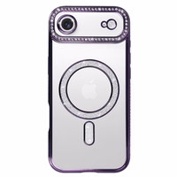 Dėklas telefonui (m) Bling Magsafe Case for Iphone 17 Air - violetinis