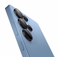 Spigen Optik Pro GLAS.TR EZ FIT 2-jų rinkinys Kameros dangtelis Samsung Galaxy S25 Ultra - juodas