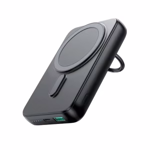 Внешний аккумулятор Joyroom (JR-W050) 10000mAh с беспроводной зарядкой (Magsafe 20W) чёрный