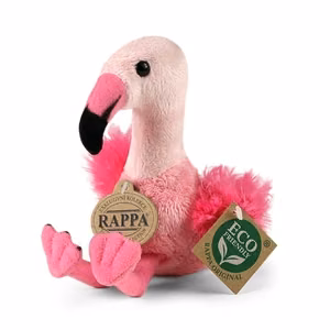Rappa ekologiškas tikroviškas pliušinis žaislas – flamingas, 15 cm
