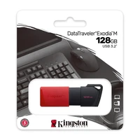 Kingston atmintukas DataTraveler Exodia M DTXM 128GB raudonas
