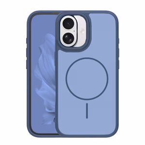 Frame Thin Mag dėklas for iPhone 17 6,3" tamsiai mėlynas