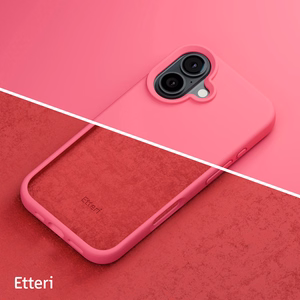 "Etteri" silikoninis dėklas "iPhone 16 Plus" 6,7" avietinis