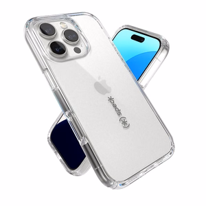 Speck GemShell dėklas, skirtas iPhone 16 Pro, „Clear“