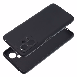 Matinis dėklas telefonui XIAOMI Redmi Note 12 5G - juodas (m)