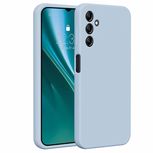 Etteri silikoninis dėklas telefonui Samsung Galaxy A14 šviesiai mėlynas