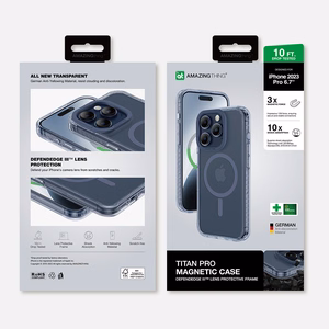 Amazing Thing Titan Pro magnetinis dėklas MagSafe 10FT IP156.7PTMBU iPhone 15 Pro Max mėlynas