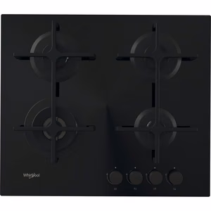 Whirlpool AKT 627/NB1 Juoda Įmontuoti 59 cm Dujinė 4 zone(s)