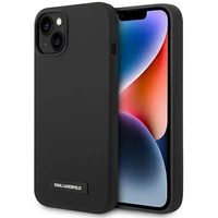 Karl Lagerfeld KLHMP14MSLMP1K iPhone 14 Plus 6.7 "kietas dėklas juodas / juodas Silikoninė Plokštelė Magsafe