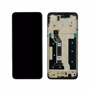 Originalus LCD ekranas su jutikliniu skydeliu ir rėmeliu, skirtas Motorola G35 5G