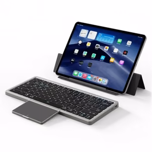 Dux Ducis Ok Series belaidė Bluetooth klaviatūra su jutikliniu pulteliu juoda