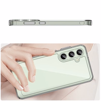 Kosmoso dėklas su gelio rėmu Samsung Galaxy S24 FE - permatomas