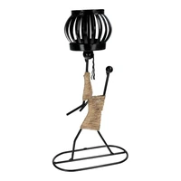 Decorative metal candlestick ART DECO Africa model E IALC-1