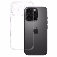 Itin plonas 1mm dėklas telefonui Iphone 16 Pro skaidrus