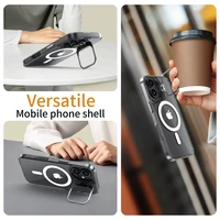 Tech-Protect MagStand MagSafe iPhone 16 dėklas - skaidrus