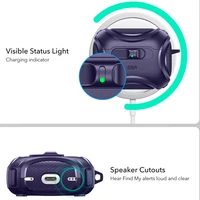 ESR Cyber FlickLock MagSafe deklas AirPods Pro 3 - Violetinis