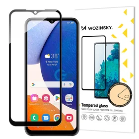 Wozinsky Pilno klijavimo apsauginis stiklas Samsung Galaxy A14 5G / A14 9H, su juodu rėmeliu