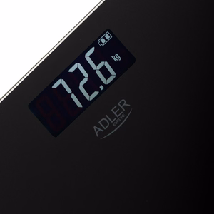 Перезаряжаемые напольные весы ADLER AD 8194b с USB-C, чёрные